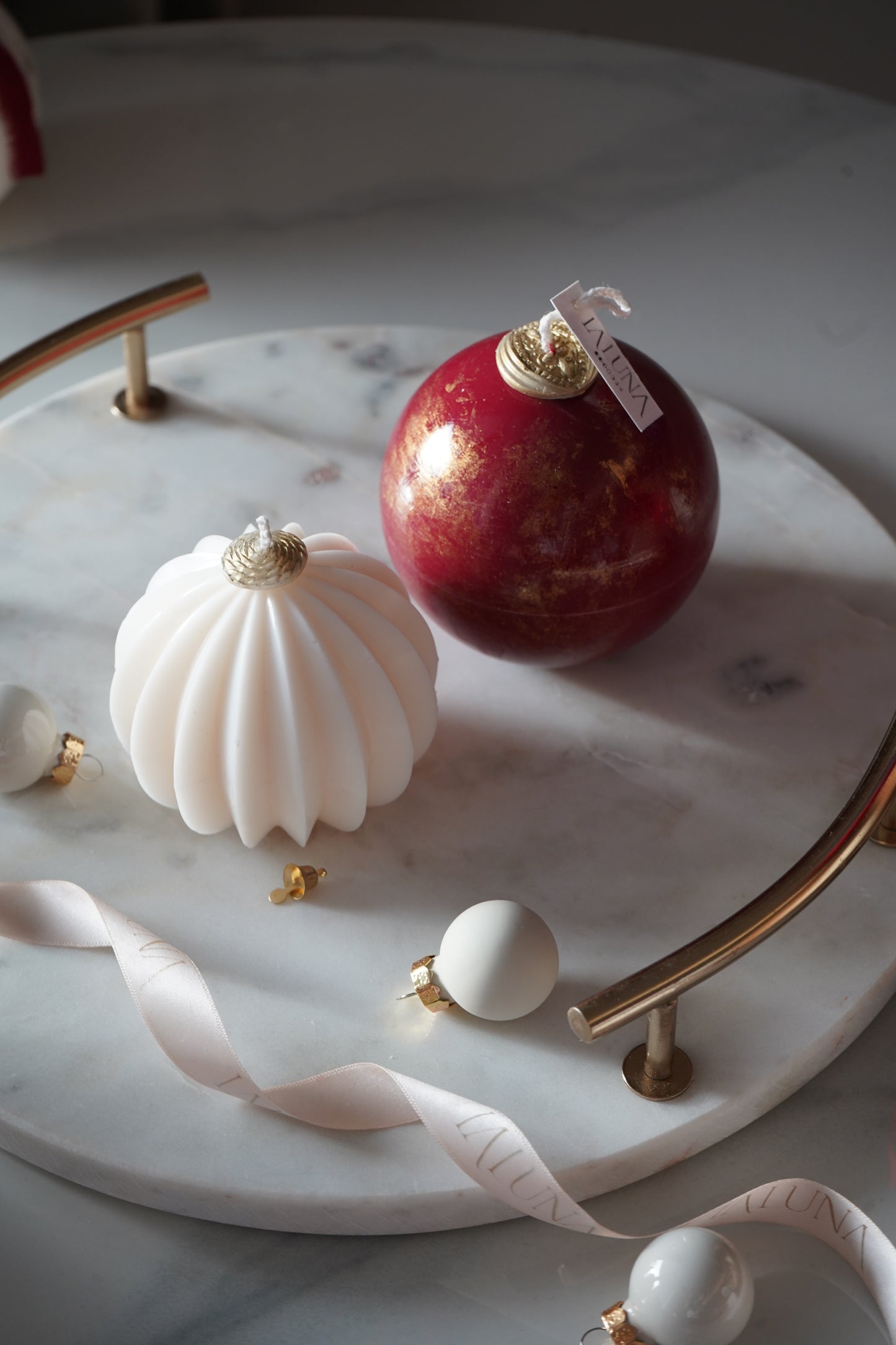 Set 2 Lumânari Glob & Origami