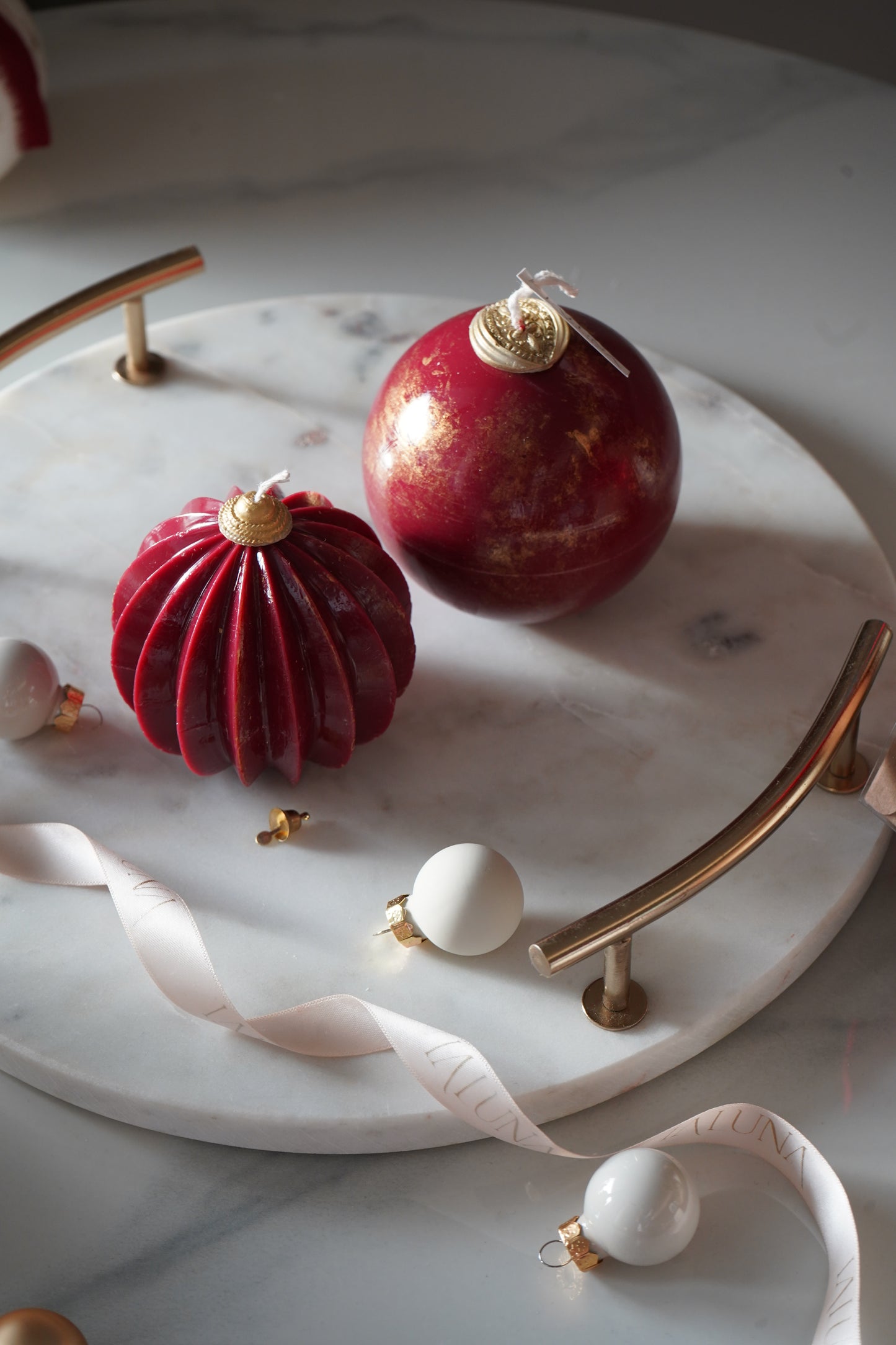 Set 2 Lumânari Glob & Origami