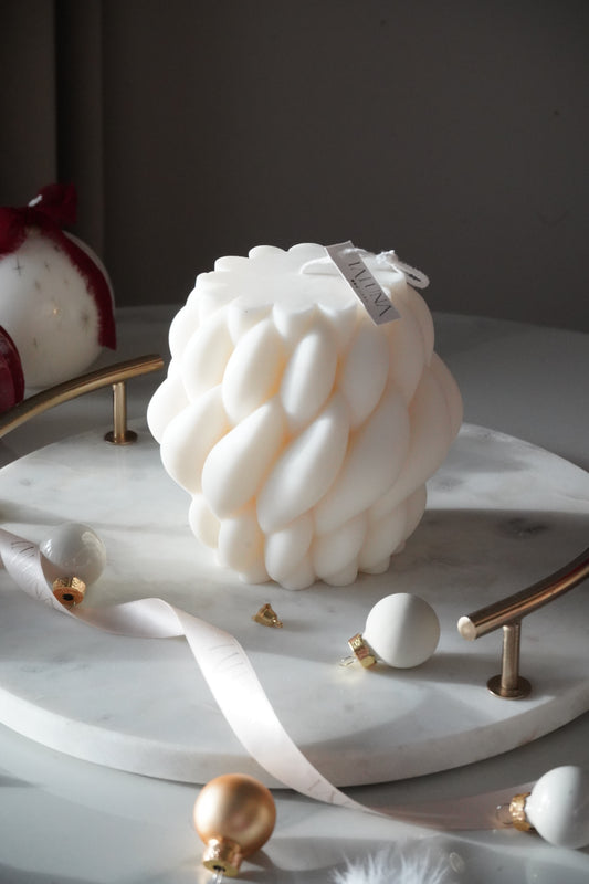 The Braid - Lumânare estetică parfumată, Decor Casă Modern, Minimalist