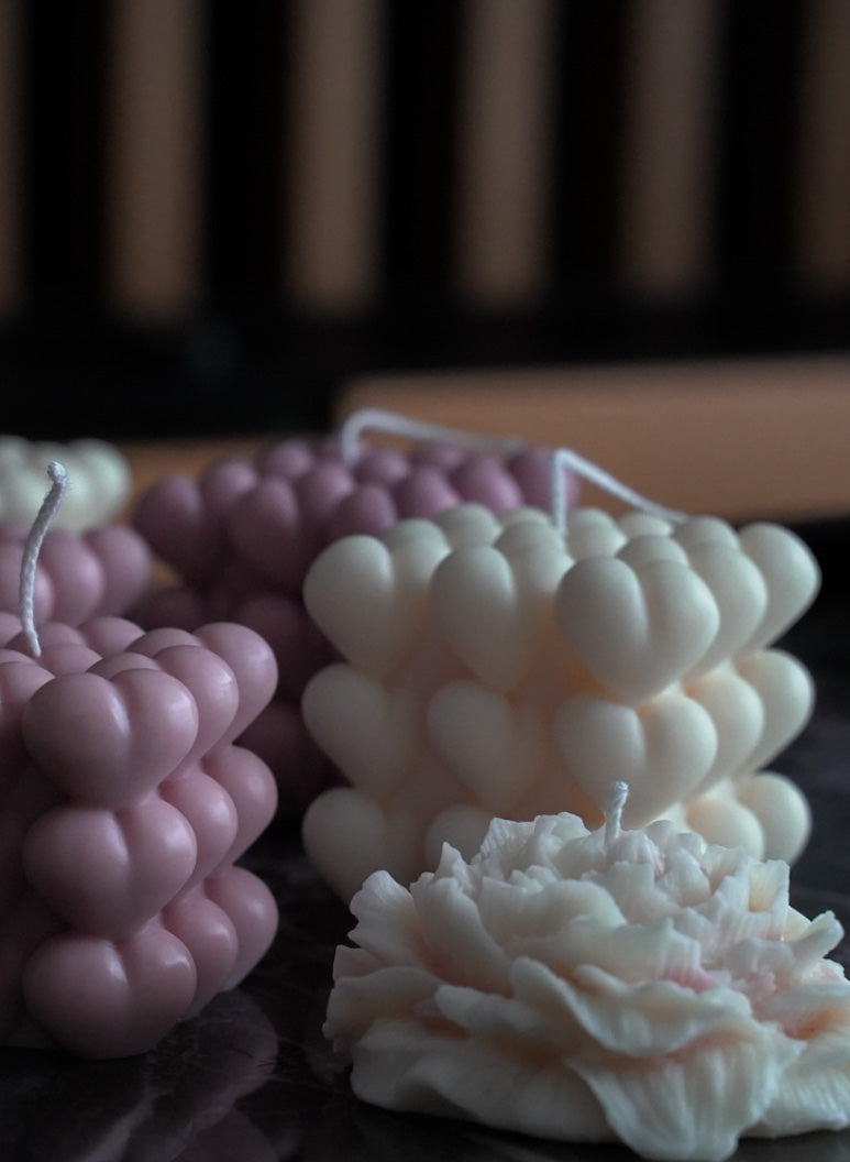 Lumanare in forma de inima, cadoul ideal pentru ea