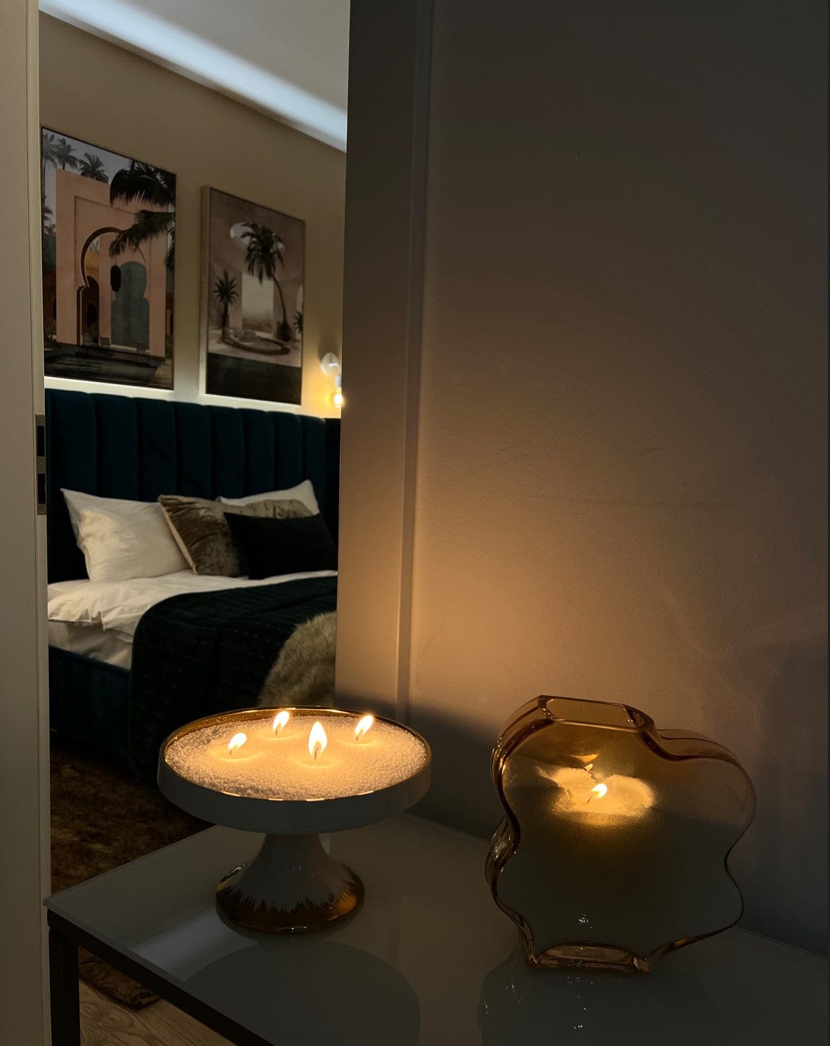 PearlCandle - Ceara pudra, refill lumanari, alb, 160g