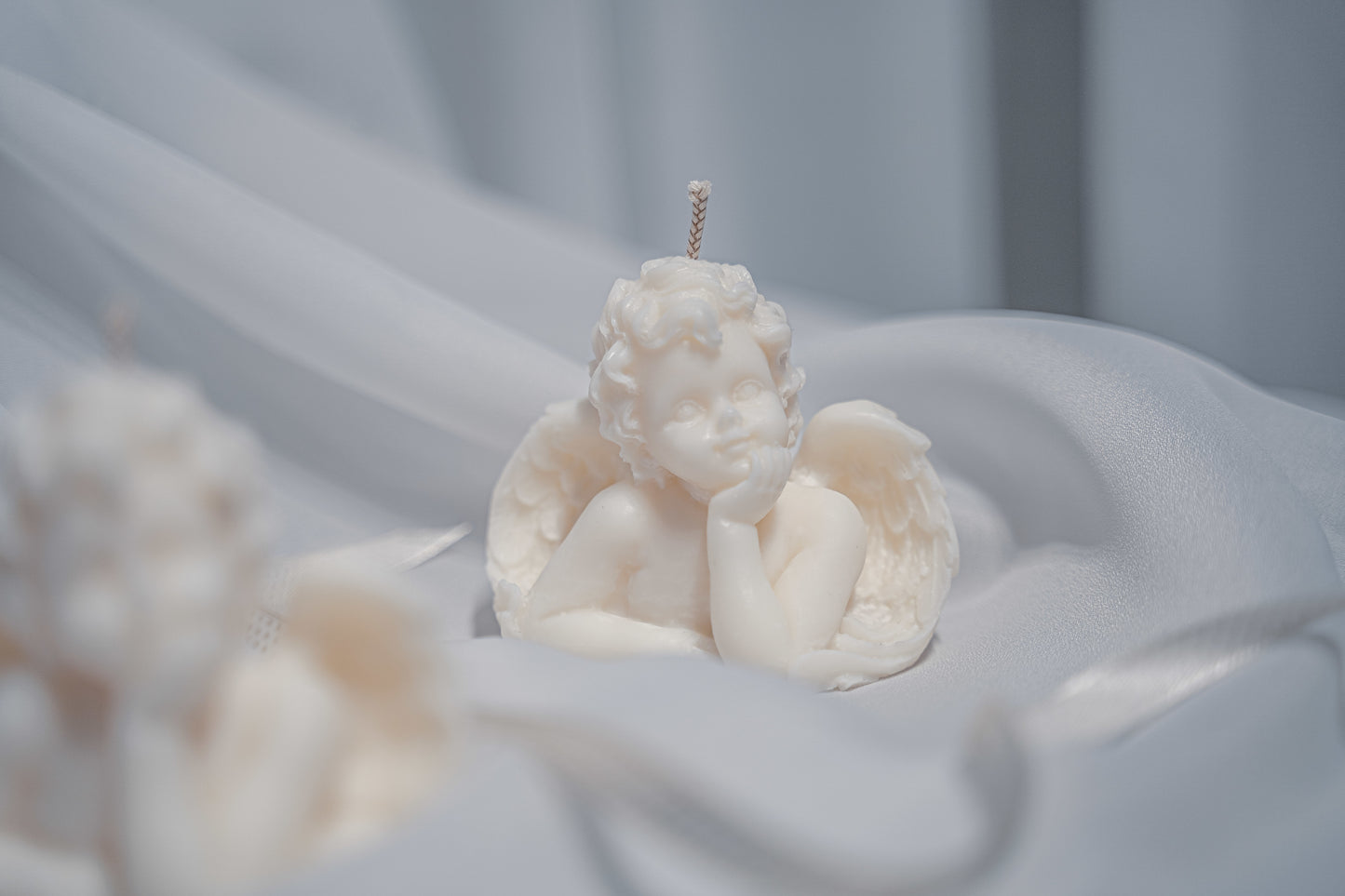 Baby Angel - Lumânare parfumată estetică Înger, cadou Crăciun Secret Santa