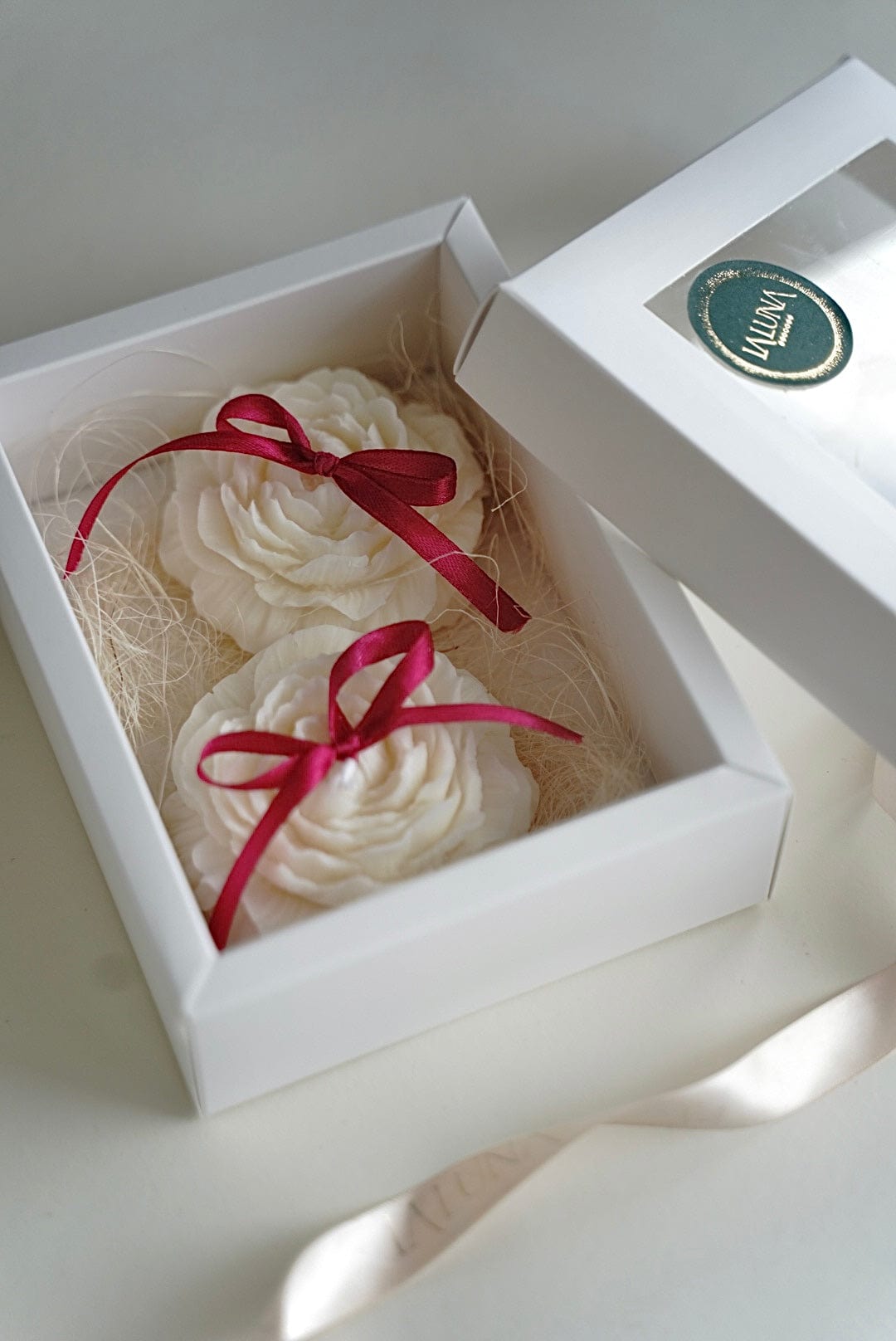 Set Lumanari Parfumate Bujori Primavara