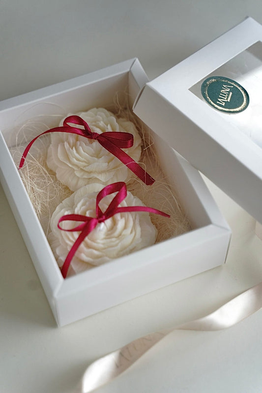 Set Lumanari Parfumate Bujori Primavara